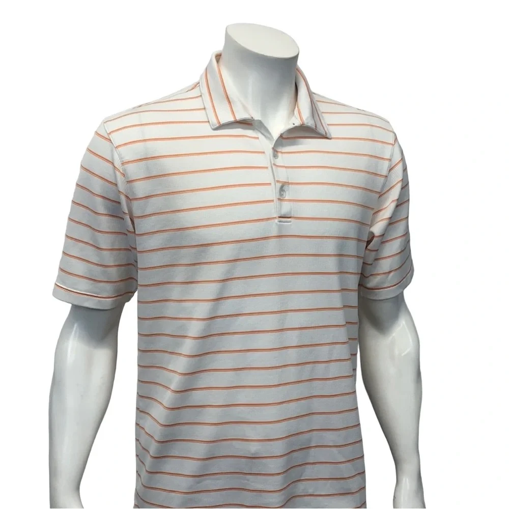 Nike Golf Polo Tour Performance Orange/White Shirt